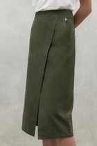 【エコアルフ/ECOALF】のSHIRO スリット スカート / SHIRO SKIRT WOMAN カーキ|ID: prp329100004607858 ipo3291000000032910719