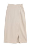 【エコアルフ/ECOALF】のSHIRO スリット スカート / SHIRO SKIRT WOMAN 人気、トレンドファッション・服の通販 founy(ファニー) ファッション Fashion レディースファッション Fashion for Women スカート Skirts ロングスカート Long Skirts / Maxi & Midi Skirts なめらか Smooth, Silky Texture カッティング Cutting Detail シンプル Simple, Minimal スリット Slit, Slit Detail フォルム Silhouette, Form ベーシック Basic, Essential リネン Linen, Linen Fabric ロング Long, Long-Length |ID:prp329100004607858