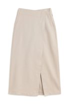 【エコアルフ/ECOALF】のSHIRO スリット スカート / SHIRO SKIRT WOMAN 人気、トレンドファッション・服の通販 founy(ファニー) ファッション Fashion レディースファッション Fashion for Women スカート Skirts ロングスカート Long Skirts / Maxi & Midi Skirts なめらか Smooth, Silky Texture カッティング Cutting Detail シンプル Simple, Minimal スリット Slit, Slit Detail フォルム Silhouette, Form ベーシック Basic, Essential リネン Linen, Linen Fabric ロング Long, Long-Length thumbnail ベージュ|ID: prp329100004607858 ipo3291000000035691098