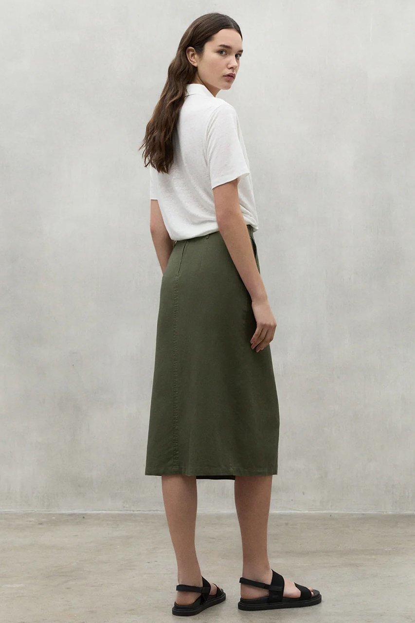 【エコアルフ/ECOALF】のSHIRO スリット スカート / SHIRO SKIRT WOMAN 人気、トレンドファッション・服の通販 founy(ファニー) 　ファッション　Fashion　レディースファッション　Fashion for Women　スカート　Skirts　ロングスカート　Long Skirts / Maxi & Midi Skirts　なめらか　Smooth, Silky Texture　カッティング　Cutting Detail　シンプル　Simple, Minimal　スリット　Slit, Slit Detail　フォルム　Silhouette, Form　ベーシック　Basic, Essential　リネン　Linen, Linen Fabric　ロング　Long, Long-Length　other-2|ID: prp329100004607858 ipo3291000000035691100