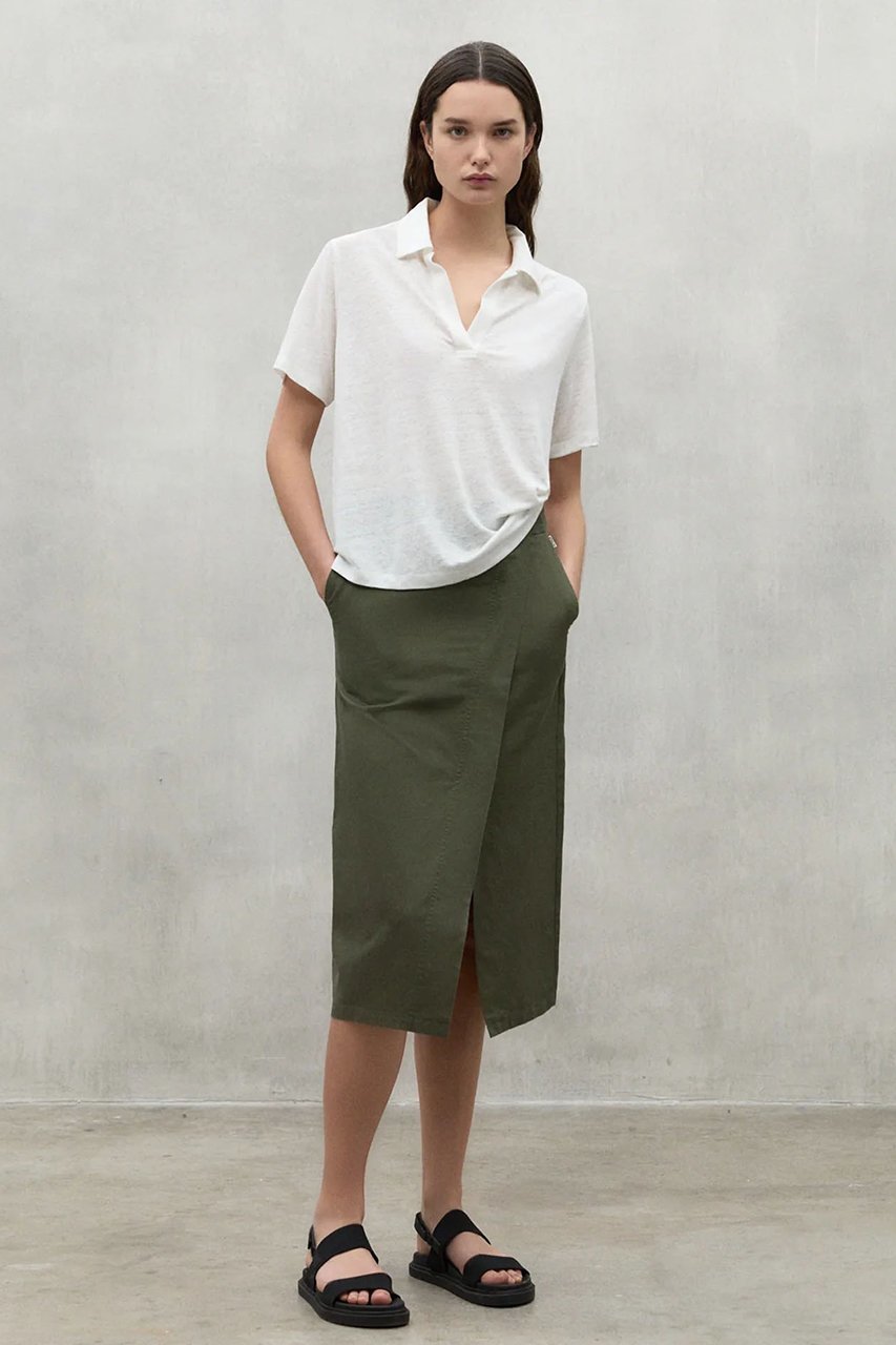 【エコアルフ/ECOALF】のSHIRO スリット スカート / SHIRO SKIRT WOMAN 人気、トレンドファッション・服の通販 founy(ファニー) 　ファッション　Fashion　レディースファッション　Fashion for Women　スカート　Skirts　ロングスカート　Long Skirts / Maxi & Midi Skirts　なめらか　Smooth, Silky Texture　カッティング　Cutting Detail　シンプル　Simple, Minimal　スリット　Slit, Slit Detail　フォルム　Silhouette, Form　ベーシック　Basic, Essential　リネン　Linen, Linen Fabric　ロング　Long, Long-Length　other-3|ID: prp329100004607858 ipo3291000000035691101