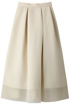 【クラネ/CLANE】のSHEER RUSSELL VOLUME FLARE SKIRT/スカート IVORY|ID: prp329100004607863 ipo3291000000032911054
