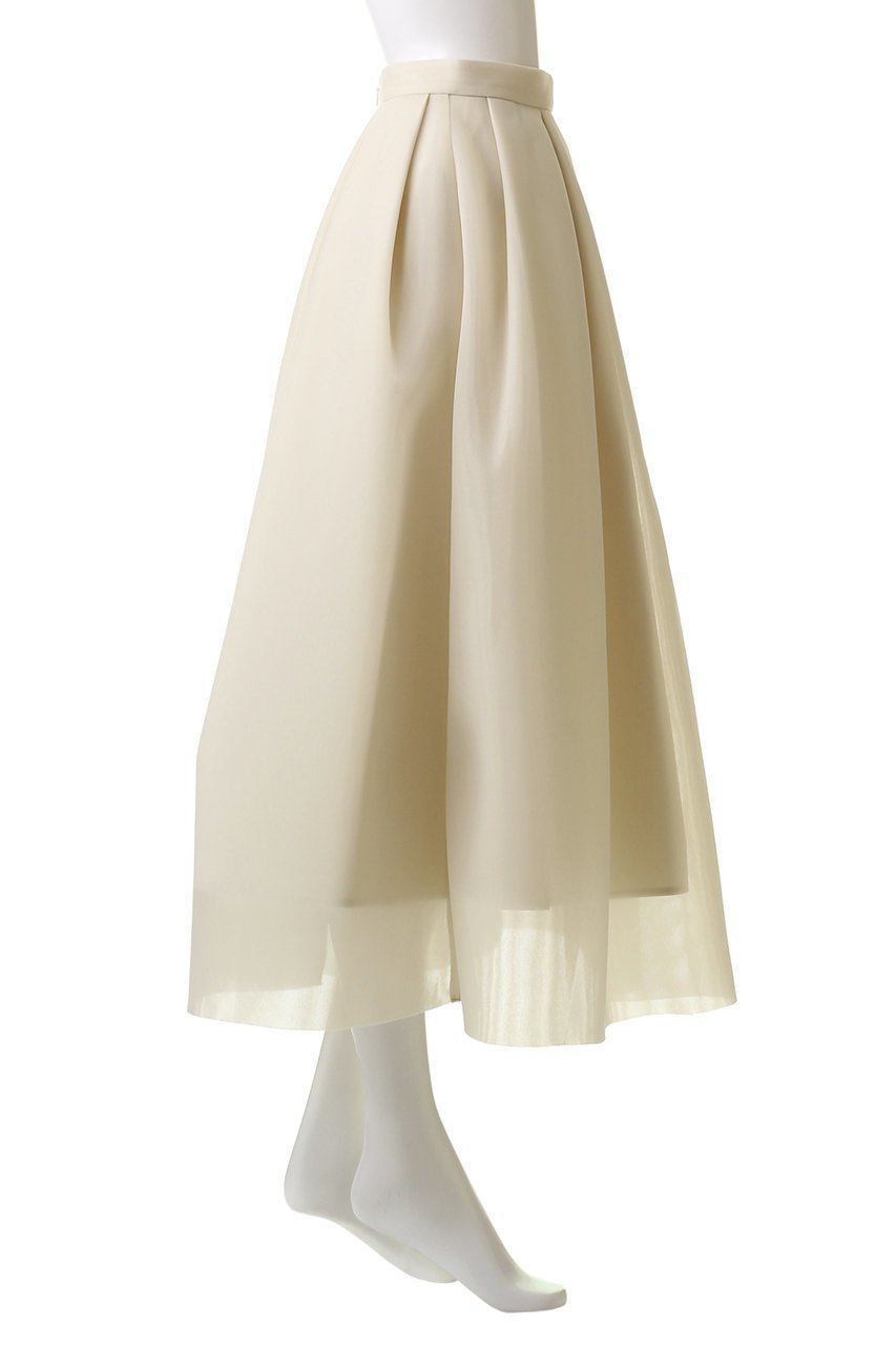 【クラネ/CLANE】のSHEER RUSSELL VOLUME FLARE SKIRT/スカート 人気、トレンドファッション・服の通販 founy(ファニー) 　ファッション　Fashion　レディースファッション　Fashion for Women　スカート　Skirts　ロングスカート　Long Skirts / Maxi & Midi Skirts　クッション　Cushion, Throw Pillow　コンパクト　Compact, Small Size　シアー　Sheer, See-Through　ダブル　Double, Double-Breasted　フォルム　Silhouette, Form　フレア　Flare, Flared　ラッセル　Raschel, Raschel Lace　ロング　Long, Long-Length　other-3|ID: prp329100004607863 ipo3291000000032911063