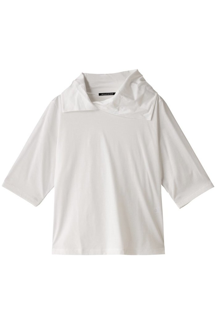 【ミズイロ インド/mizuiro ind】のdrape collar P/O プルオーバー インテリア・キッズ・メンズ・レディースファッション・服の通販 founy(ファニー) https://founy.com/ ファッション Fashion レディースファッション Fashion for Women トップス・カットソー Cut & Sew Tops シャツ・ブラウス・オフィスカジュアル Elegant Blouses & Button-Ups カジュアルプルオーバー・ニットトップス Pullovers & Knit Tops / Casual Pullovers ショート Short, Short Length スリーブ Sleeve, Long Sleeve / Short Sleeve ボトム Bottoms, Lower Wear エレガント 上品 Elegant |ID: prp329100004607864 ipo3291000000032911090