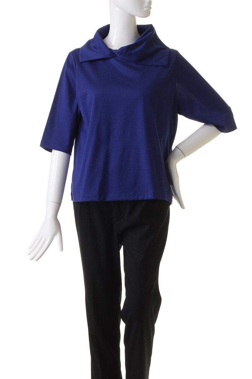 【ミズイロ インド/mizuiro ind】のdrape collar P/O プルオーバー 人気、トレンドファッション・服の通販 founy(ファニー) 　ファッション　Fashion　レディースファッション　Fashion for Women　トップス・カットソー　Cut & Sew Tops　シャツ・ブラウス・オフィスカジュアル　Elegant Blouses & Button-Ups　カジュアルプルオーバー・ニットトップス　Pullovers & Knit Tops / Casual Pullovers　ショート　Short, Short Length　スリーブ　Sleeve, Long Sleeve / Short Sleeve　ボトム　Bottoms, Lower Wear　エレガント 上品　Elegant　other-2|ID: prp329100004607864 ipo3291000000032911107