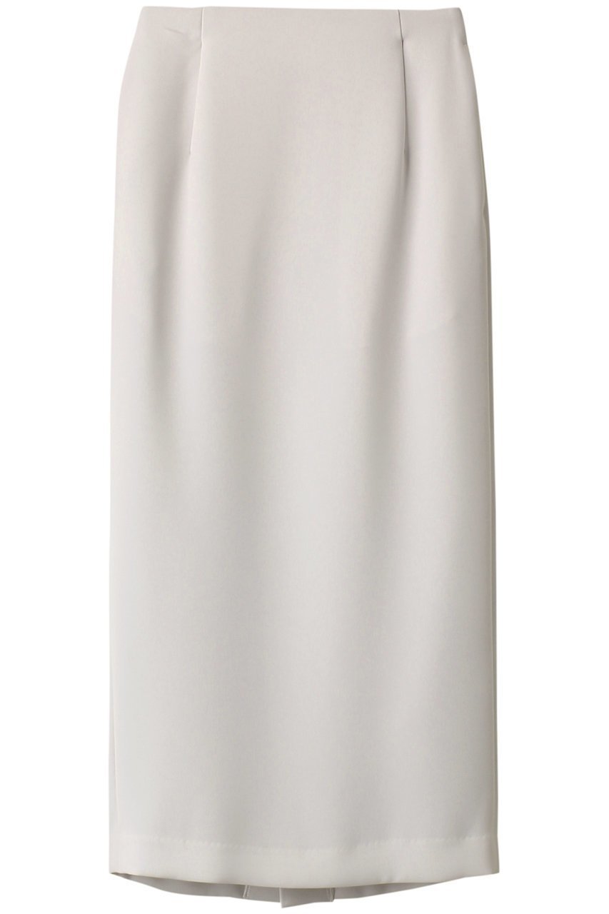 【エリオポール/heliopole】のシルキーダブルツイルリーンスカート インテリア・キッズ・メンズ・レディースファッション・服の通販 founy(ファニー) 　ファッション　Fashion　レディースファッション　Fashion for Women　スカート　Skirts　ロングスカート　Long Skirts / Maxi & Midi Skirts　シンプル　Simple, Minimal　ベーシック　Basic, Essential　ロング　Long, Long-Length　エレガント 上品　Elegant　アイボリー|ID: prp329100004607865 ipo3291000000035057346