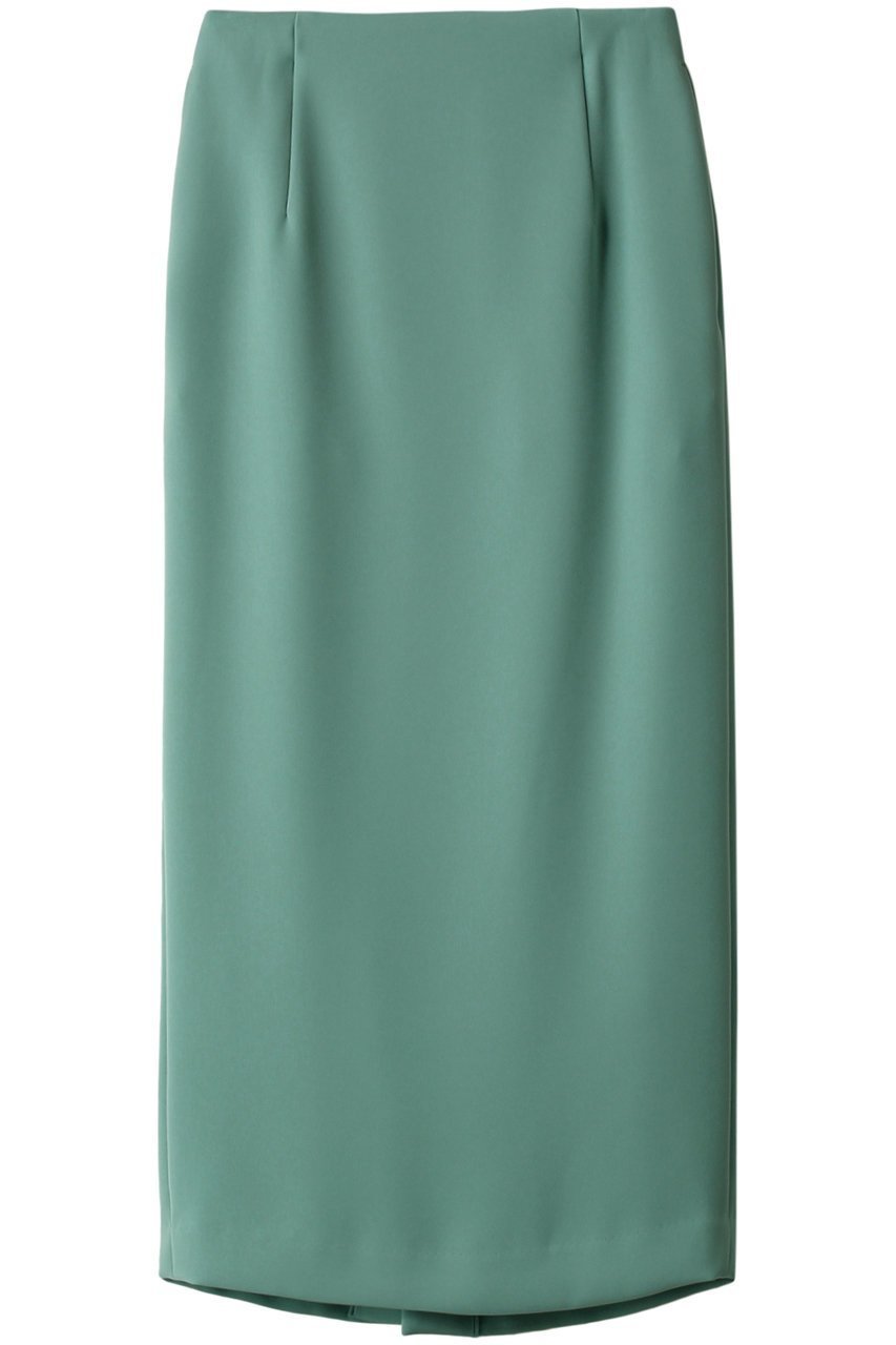 【エリオポール/heliopole】のシルキーダブルツイルリーンスカート インテリア・キッズ・メンズ・レディースファッション・服の通販 founy(ファニー) 　ファッション　Fashion　レディースファッション　Fashion for Women　スカート　Skirts　ロングスカート　Long Skirts / Maxi & Midi Skirts　シンプル　Simple, Minimal　ベーシック　Basic, Essential　ロング　Long, Long-Length　エレガント 上品　Elegant　グリーン|ID: prp329100004607865 ipo3291000000035057349