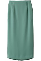 【エリオポール/heliopole】のシルキーダブルツイルリーンスカート グリーン|ID: prp329100004607865 ipo3291000000036030321