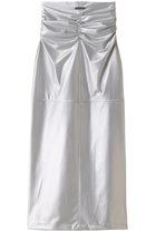 【プランク プロジェクト/PRANK PROJECT】のシンセティックレザーマキシスカート / Synthetic Leather Maxi Skirt SLV(シルバー)|ID: prp329100004607871 ipo3291000000034423767