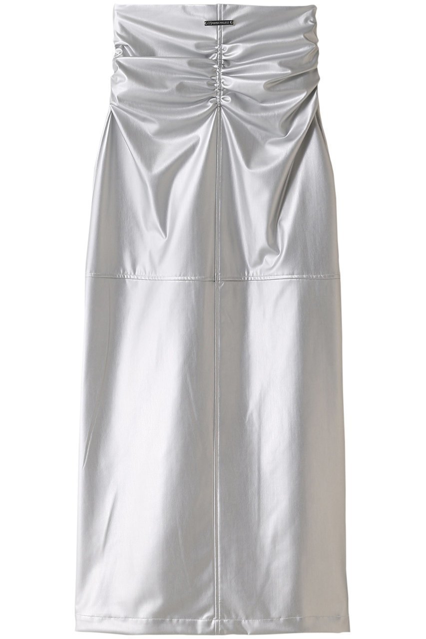 【プランク プロジェクト/PRANK PROJECT】のシンセティックレザーマキシスカート / Synthetic Leather Maxi Skirt インテリア・キッズ・メンズ・レディースファッション・服の通販 founy(ファニー) ファッション Fashion レディースファッション Fashion for Women スカート Skirts ロングスカート Long Skirts / Maxi & Midi Skirts おすすめ Recommended / Our Picks ギャザー Gathered, Ruffled ストレッチ Stretch, Stretchy Fabric タンク Tank Top, Sleeveless Top マキシ Maxi, Full Length ロング Long, Long-Length 夏 Summer SLV(シルバー)|ID: prp329100004607871 ipo3291000000034423767
