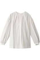 【エリオポール/heliopole】のギャザードネックブラウス 人気、トレンドファッション・服の通販 founy(ファニー) ファッション Fashion レディースファッション Fashion for Women トップス・カットソー Cut & Sew Tops シャツ・ブラウス・オフィスカジュアル Elegant Blouses & Button-Ups ギャザー Gathered, Ruffled スリーブ Sleeve, Long Sleeve / Short Sleeve フロント Front, Front Design ブロード Broadcloth, Fine Cotton ロング Long, Long-Length thumbnail ホワイト|ID: prp329100004607891 ipo3291000000036140892