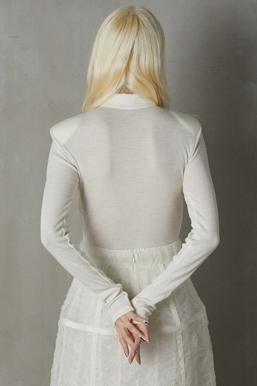 【プランク プロジェクト/PRANK PROJECT】のポロボディスーツ / Polo Bodysuit 人気、トレンドファッション・服の通販 founy(ファニー) ファッション Fashion レディースファッション Fashion for Women トップス・カットソー Cut & Sew Tops シャツ・ブラウス・オフィスカジュアル Elegant Blouses & Button-Ups ロングTシャツ・Tシャツ Longline T-Shirts & Tees カットソー・ベーシックTシャツ Cut-and-Sewn Tops / Stretch Tees & Basics カッティング Cutting Detail シンプル Simple, Minimal スリーブ Sleeve, Long Sleeve / Short Sleeve スーツ Suit, Formalwear テレコ Ribbed, Rib Stitch ポロシャツ Polo Shirt, Collared Tee ロング Long, Long-Length other-5|ID: prp329100004607896 ipo3291000000034421471