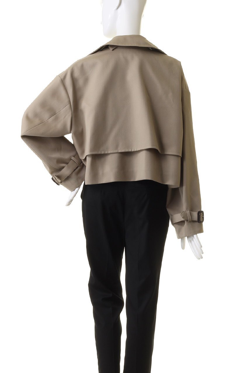 【マルティニーク/martinique】のショートトレンチ 人気、トレンドファッション・服の通販 founy(ファニー) 　ファッション　Fashion　レディースファッション　Fashion for Women　アウター　Coat / Outerwear Collection　コート・ロングコート・ピーコート　Long Coats, Peacoats & More　ショート　Short, Short Length　トレンチ　Trench, Trench Coat　トレンド　Trend, Trending Now　ドレープ　Drape, Draping Fabric　バランス　Balance, Style Balance　人気　Popular, Best Seller　other-4|ID: prp329100004607898 ipo3291000000032912676