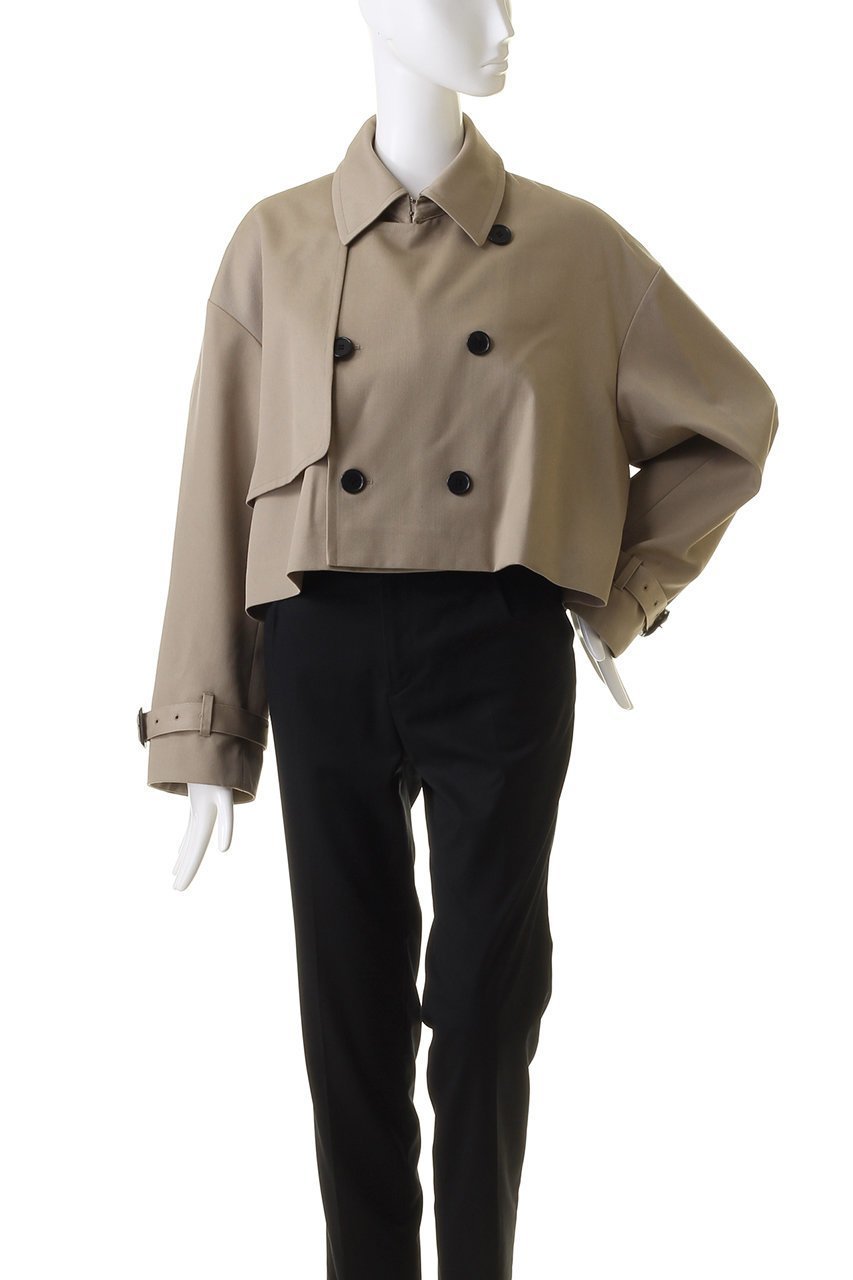【マルティニーク/martinique】のショートトレンチ 人気、トレンドファッション・服の通販 founy(ファニー) 　ファッション　Fashion　レディースファッション　Fashion for Women　アウター　Coat / Outerwear Collection　コート・ロングコート・ピーコート　Long Coats, Peacoats & More　ショート　Short, Short Length　トレンチ　Trench, Trench Coat　トレンド　Trend, Trending Now　ドレープ　Drape, Draping Fabric　バランス　Balance, Style Balance　人気　Popular, Best Seller　other-7|ID: prp329100004607898 ipo3291000000032912697