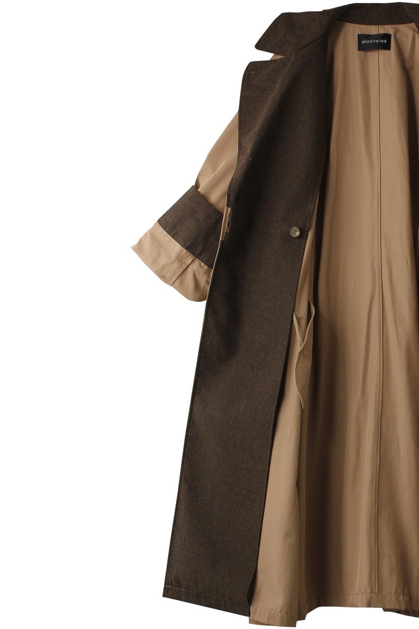 【ミズイロ インド/mizuiro ind】のwide long CT コート 人気、トレンドファッション・服の通販 founy(ファニー) 　ファッション　Fashion　レディースファッション　Fashion for Women　アウター　Coat / Outerwear Collection　コート・ロングコート・ピーコート　Long Coats, Peacoats & More　ロング　Long, Long-Length　秋　Autumn　other-6|ID: prp329100004607901 ipo3291000000034980335