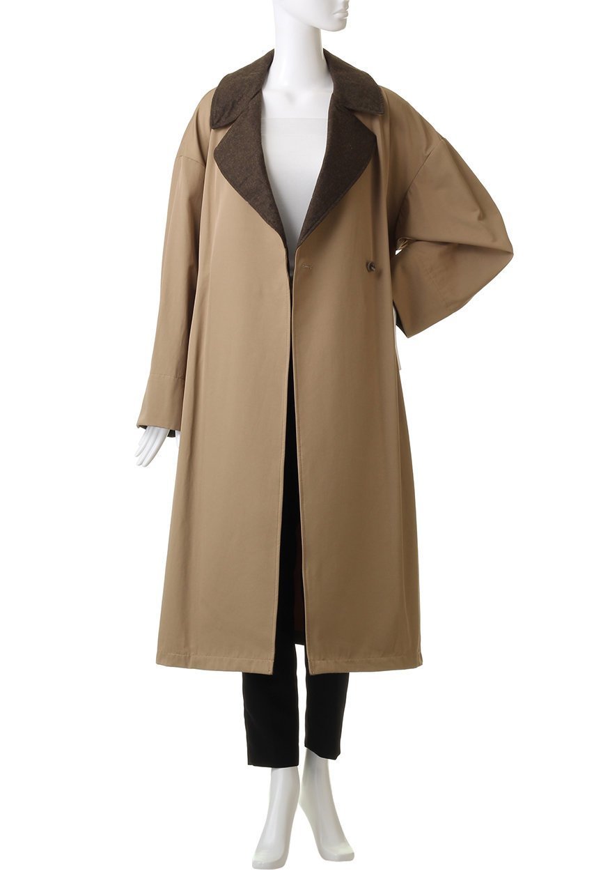 【ミズイロ インド/mizuiro ind】のwide long CT コート 人気、トレンドファッション・服の通販 founy(ファニー) 　ファッション　Fashion　レディースファッション　Fashion for Women　アウター　Coat / Outerwear Collection　コート・ロングコート・ピーコート　Long Coats, Peacoats & More　ロング　Long, Long-Length　秋　Autumn　other-8|ID: prp329100004607901 ipo3291000000034980337