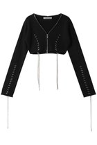 【プランク プロジェクト/PRANK PROJECT】のカシミヤブレンドレースアップニット / Cashmere Blend Lace-Up Knit BLK(ブラック)|ID: prp329100004607902 ipo3291000000034422845