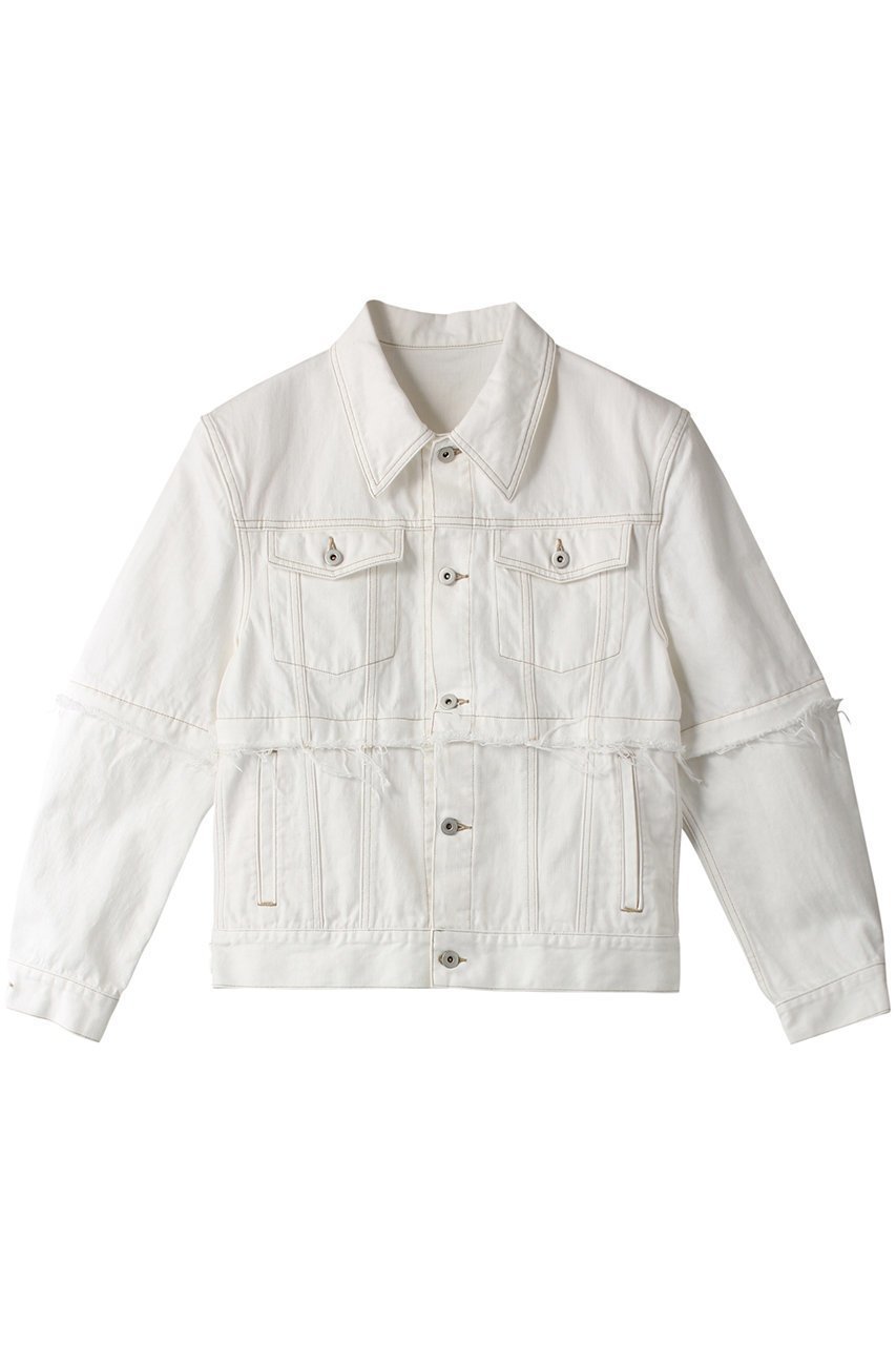 【メゾンスペシャル/MAISON SPECIAL】のマルチウェイデニムジャケット インテリア・キッズ・メンズ・レディースファッション・服の通販 founy(ファニー) 　ファッション　Fashion　レディースファッション　Fashion for Women　アウター　Coat / Outerwear Collection　レディースジャケット・軽アウター　Jackets　デニムジャケット / カジュアルアウター　Denim Jackets　インナー　Innerwear　ショート　Short, Short Length　シンプル　Simple, Minimal　ジップ　Zip, Zipper　ジャケット　Jacket, Outerwear　ストレッチ　Stretch, Stretchy Fabric　デニム　Denim, Jeans Material　ロング　Long, Long-Length　ヴィンテージ　Vintage Style　半袖　Short Sleeve, Half Sleeve　O.WHT(オフホワイト)|ID: prp329100004607905 ipo3291000000032913044