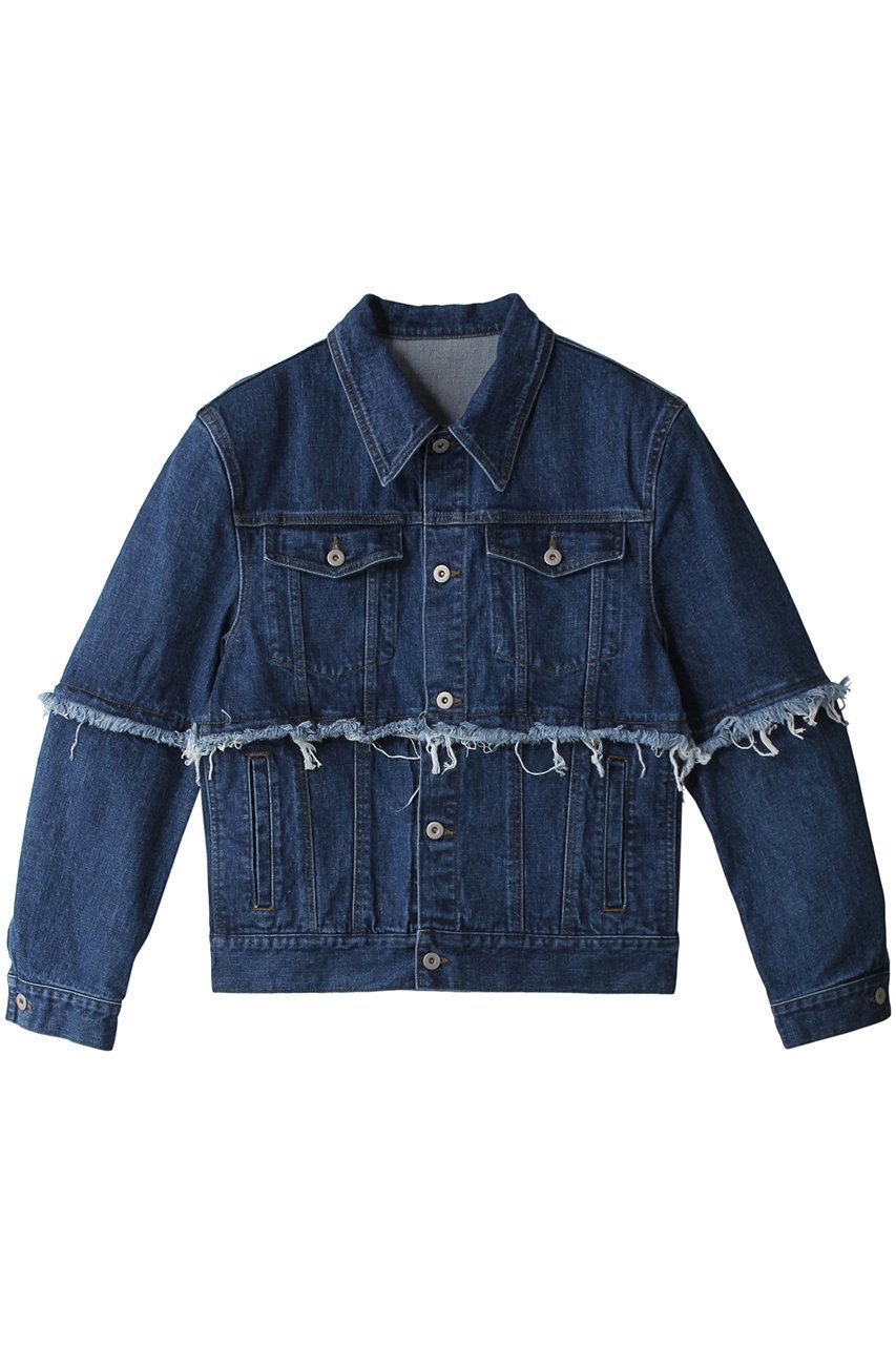 【メゾンスペシャル/MAISON SPECIAL】のマルチウェイデニムジャケット インテリア・キッズ・メンズ・レディースファッション・服の通販 founy(ファニー) 　ファッション　Fashion　レディースファッション　Fashion for Women　アウター　Coat / Outerwear Collection　レディースジャケット・軽アウター　Jackets　デニムジャケット / カジュアルアウター　Denim Jackets　インナー　Innerwear　ショート　Short, Short Length　シンプル　Simple, Minimal　ジップ　Zip, Zipper　ジャケット　Jacket, Outerwear　ストレッチ　Stretch, Stretchy Fabric　デニム　Denim, Jeans Material　ロング　Long, Long-Length　ヴィンテージ　Vintage Style　半袖　Short Sleeve, Half Sleeve　BLU(ブルー)|ID: prp329100004607905 ipo3291000000032913051