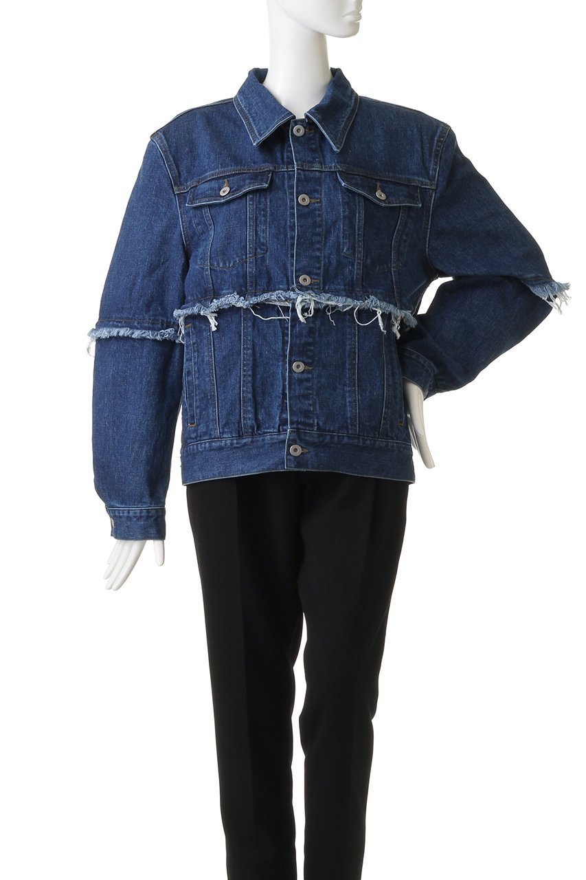 【メゾンスペシャル/MAISON SPECIAL】のマルチウェイデニムジャケット 人気、トレンドファッション・服の通販 founy(ファニー) 　ファッション　Fashion　レディースファッション　Fashion for Women　アウター　Coat / Outerwear Collection　レディースジャケット・軽アウター　Jackets　デニムジャケット / カジュアルアウター　Denim Jackets　インナー　Innerwear　ショート　Short, Short Length　シンプル　Simple, Minimal　ジップ　Zip, Zipper　ジャケット　Jacket, Outerwear　ストレッチ　Stretch, Stretchy Fabric　デニム　Denim, Jeans Material　ロング　Long, Long-Length　ヴィンテージ　Vintage Style　半袖　Short Sleeve, Half Sleeve　other-2|ID: prp329100004607905 ipo3291000000032913060