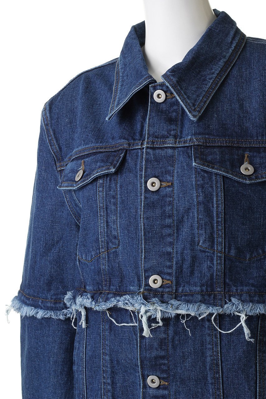 【メゾンスペシャル/MAISON SPECIAL】のマルチウェイデニムジャケット 人気、トレンドファッション・服の通販 founy(ファニー) 　ファッション　Fashion　レディースファッション　Fashion for Women　アウター　Coat / Outerwear Collection　レディースジャケット・軽アウター　Jackets　デニムジャケット / カジュアルアウター　Denim Jackets　インナー　Innerwear　ショート　Short, Short Length　シンプル　Simple, Minimal　ジップ　Zip, Zipper　ジャケット　Jacket, Outerwear　ストレッチ　Stretch, Stretchy Fabric　デニム　Denim, Jeans Material　ロング　Long, Long-Length　ヴィンテージ　Vintage Style　半袖　Short Sleeve, Half Sleeve　other-5|ID: prp329100004607905 ipo3291000000032913084