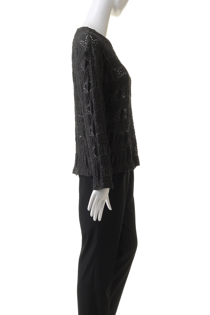 【ミズイロ インド/mizuiro ind】のsheer pattern knitting crew neck long T Tシャツ 人気、トレンドファッション・服の通販 founy(ファニー) 　ファッション　Fashion　レディースファッション　Fashion for Women　トップス・カットソー　Cut & Sew Tops　ニット　Knit Tops & Sweaters　シャツ・ブラウス・オフィスカジュアル　Elegant Blouses & Button-Ups　ロングTシャツ・Tシャツ　Longline T-Shirts & Tees　カットソー・ベーシックTシャツ　Cut-and-Sewn Tops / Stretch Tees & Basics　おすすめ　Recommended / Our Picks　インナー　Innerwear　シアー　Sheer, See-Through　ジャケット　Jacket, Outerwear　ストレッチ　Stretch, Stretchy Fabric　スリーブ　Sleeve, Long Sleeve / Short Sleeve　レース　Lace, Lace Fabric　ロング　Long, Long-Length　other-3|ID: prp329100004607909 ipo3291000000032913580