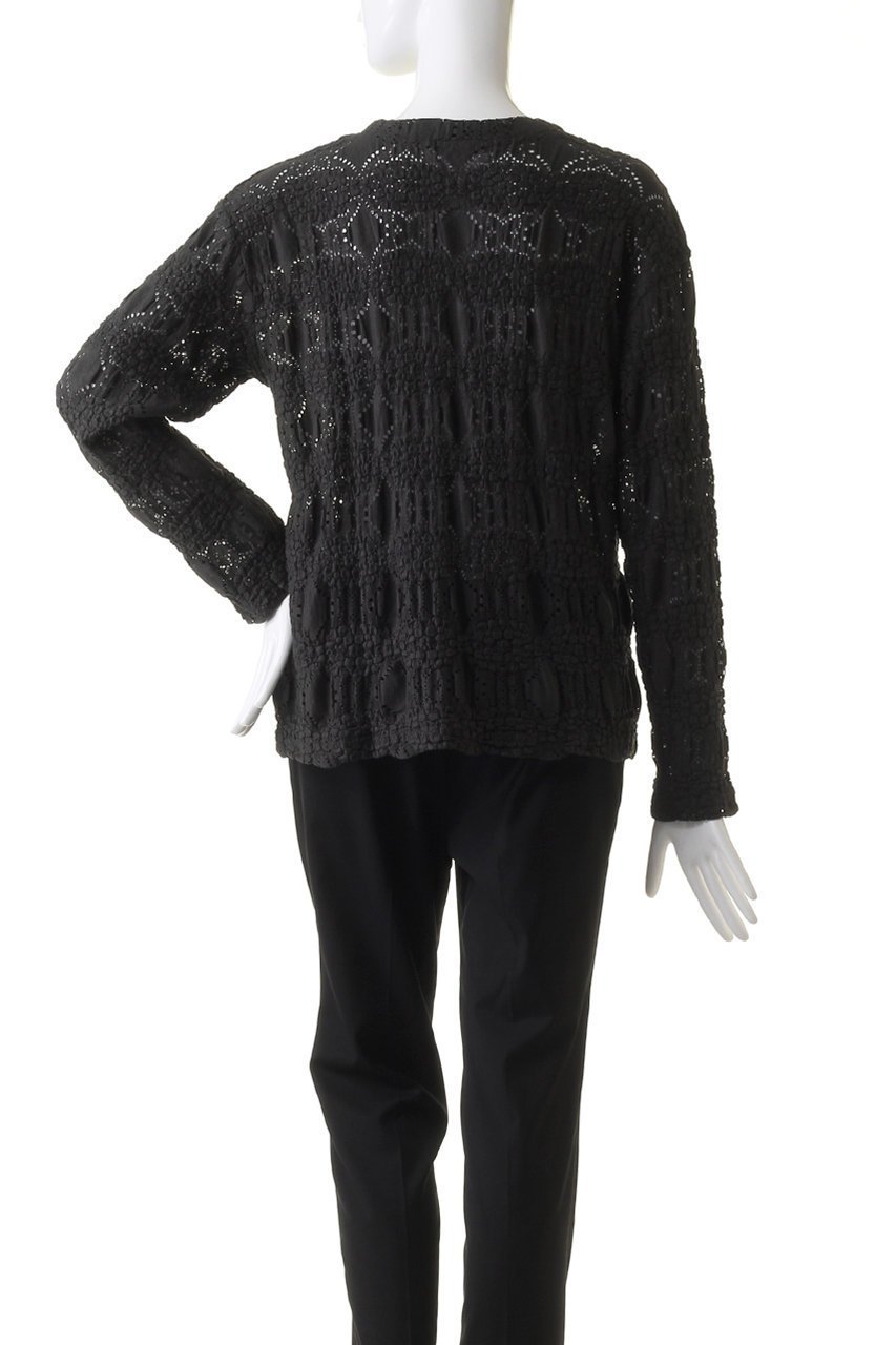 【ミズイロ インド/mizuiro ind】のsheer pattern knitting crew neck long T Tシャツ 人気、トレンドファッション・服の通販 founy(ファニー) 　ファッション　Fashion　レディースファッション　Fashion for Women　トップス・カットソー　Cut & Sew Tops　ニット　Knit Tops & Sweaters　シャツ・ブラウス・オフィスカジュアル　Elegant Blouses & Button-Ups　ロングTシャツ・Tシャツ　Longline T-Shirts & Tees　カットソー・ベーシックTシャツ　Cut-and-Sewn Tops / Stretch Tees & Basics　おすすめ　Recommended / Our Picks　インナー　Innerwear　シアー　Sheer, See-Through　ジャケット　Jacket, Outerwear　ストレッチ　Stretch, Stretchy Fabric　スリーブ　Sleeve, Long Sleeve / Short Sleeve　レース　Lace, Lace Fabric　ロング　Long, Long-Length　other-4|ID: prp329100004607909 ipo3291000000032913590
