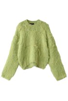 【メゾンスペシャル/MAISON SPECIAL】のFluffy Shaggy Knit Pullover/フラッフィーシャギープルオーバー 人気、トレンドファッション・服の通販 founy(ファニー) ファッション Fashion レディースファッション Fashion for Women トップス・カットソー Cut & Sew Tops ニット Knit Tops & Sweaters カジュアルプルオーバー・ニットトップス Pullovers & Knit Tops / Casual Pullovers インナー Innerwear カーディガン Cardigan, Knitwear コンパクト Compact, Small Size 今季 This Season, Current Season 定番 Standard, Basic Item ボトム Bottoms, Lower Wear 再入荷 Restock / Back in Stock おすすめ Recommended / Our Picks thumbnail LIME(ライム)|ID: prp329100004607910 ipo3291000000035065953