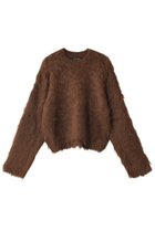 【メゾンスペシャル/MAISON SPECIAL】のFluffy Shaggy Knit Pullover/フラッフィーシャギープルオーバー 人気、トレンドファッション・服の通販 founy(ファニー) ファッション Fashion レディースファッション Fashion for Women トップス・カットソー Cut & Sew Tops ニット Knit Tops & Sweaters カジュアルプルオーバー・ニットトップス Pullovers & Knit Tops / Casual Pullovers インナー Innerwear カーディガン Cardigan, Knitwear コンパクト Compact, Small Size 今季 This Season, Current Season 定番 Standard, Basic Item ボトム Bottoms, Lower Wear 再入荷 Restock / Back in Stock おすすめ Recommended / Our Picks thumbnail BRN(ブラウン)|ID: prp329100004607910 ipo3291000000035065954