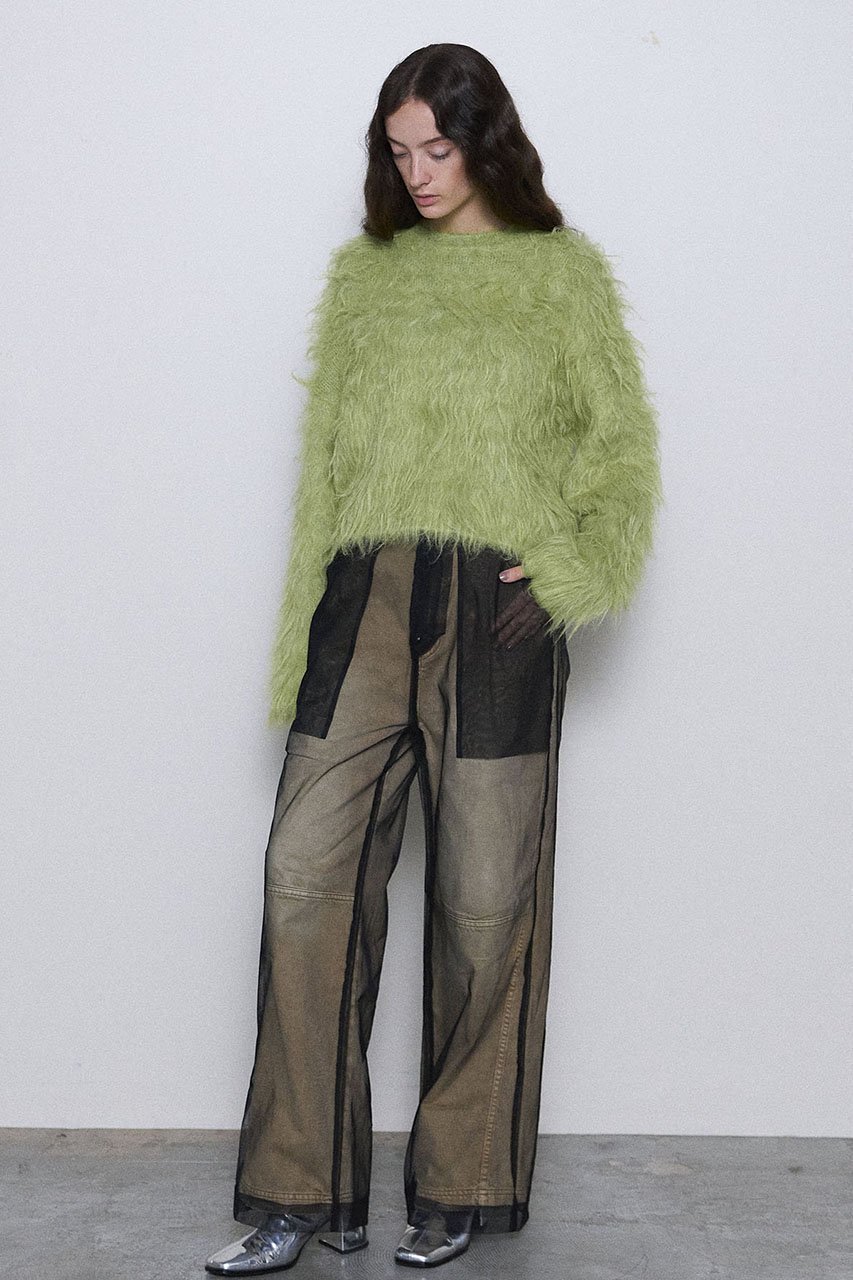【メゾンスペシャル/MAISON SPECIAL】のFluffy Shaggy Knit Pullover/フラッフィーシャギープルオーバー 人気、トレンドファッション・服の通販 founy(ファニー) 　ファッション　Fashion　レディースファッション　Fashion for Women　トップス・カットソー　Cut & Sew Tops　ニット　Knit Tops & Sweaters　カジュアルプルオーバー・ニットトップス　Pullovers & Knit Tops / Casual Pullovers　インナー　Innerwear　カーディガン　Cardigan, Knitwear　コンパクト　Compact, Small Size　今季　This Season, Current Season　定番　Standard, Basic Item　ボトム　Bottoms, Lower Wear　再入荷　Restock / Back in Stock　おすすめ　Recommended / Our Picks　other-7|ID: prp329100004607910 ipo3291000000035065962