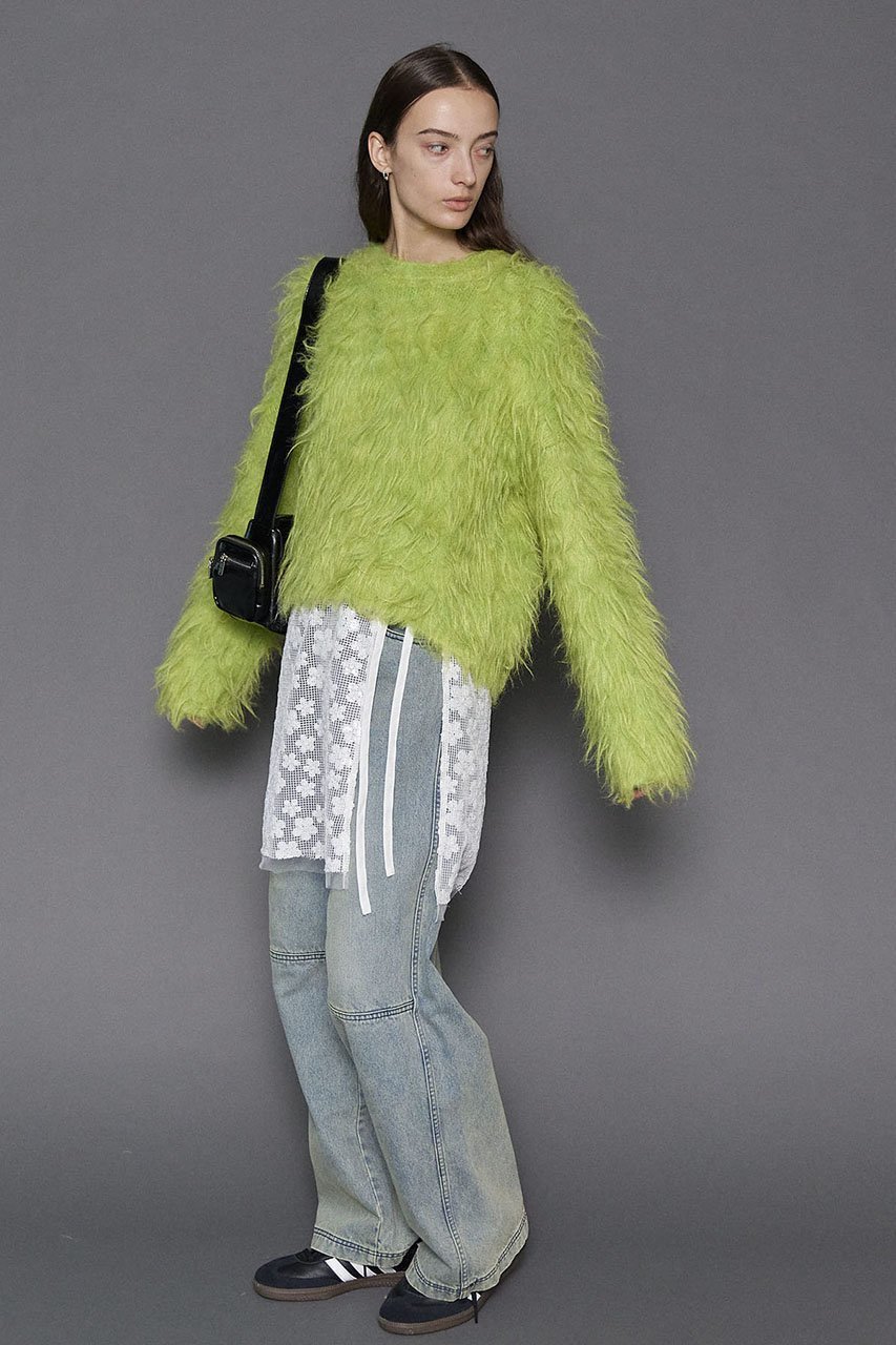 【メゾンスペシャル/MAISON SPECIAL】のFluffy Shaggy Knit Pullover/フラッフィーシャギープルオーバー 人気、トレンドファッション・服の通販 founy(ファニー) 　ファッション　Fashion　レディースファッション　Fashion for Women　トップス・カットソー　Cut & Sew Tops　ニット　Knit Tops & Sweaters　カジュアルプルオーバー・ニットトップス　Pullovers & Knit Tops / Casual Pullovers　インナー　Innerwear　カーディガン　Cardigan, Knitwear　コンパクト　Compact, Small Size　今季　This Season, Current Season　定番　Standard, Basic Item　ボトム　Bottoms, Lower Wear　再入荷　Restock / Back in Stock　おすすめ　Recommended / Our Picks　other-8|ID: prp329100004607910 ipo3291000000035065963