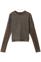 【メゾンスペシャル/MAISON SPECIAL】のWith Heart Necklace Velor Tops/ハートネックレス付きベロアトップス GRY(グレー)|ID: prp329100004607911 ipo3291000000032913665
