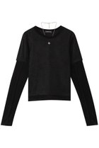 【メゾンスペシャル/MAISON SPECIAL】のWith Heart Necklace Velor Tops/ハートネックレス付きベロアトップス BLK(ブラック)|ID: prp329100004607911 ipo3291000000032913674