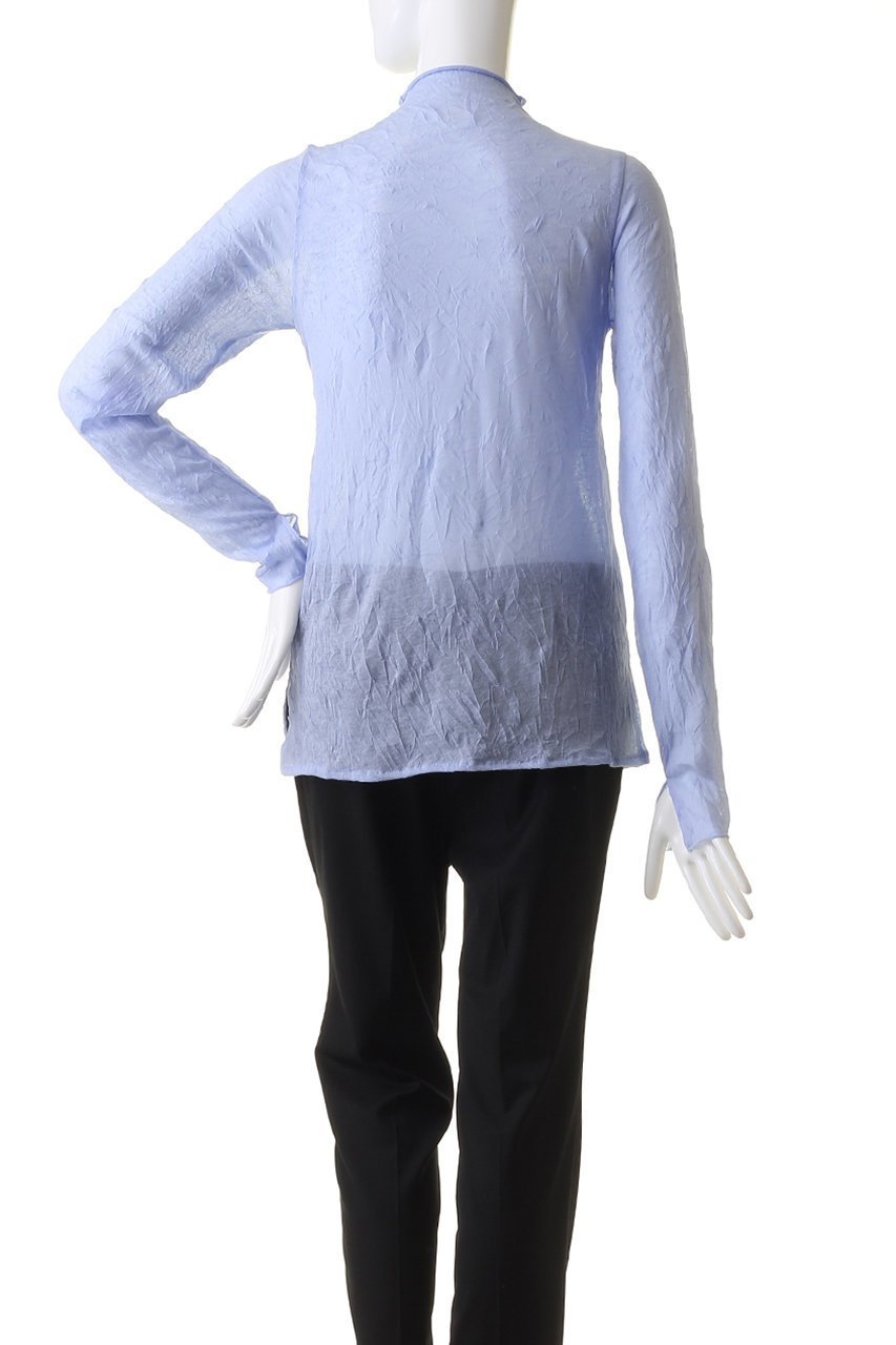 【ミディウミソリッド/MIDIUMISOLID】のsheer high neck innner インナー 人気、トレンドファッション・服の通販 founy(ファニー) 　ファッション　Fashion　レディースファッション　Fashion for Women　トップス・カットソー　Cut & Sew Tops　シャツ・ブラウス・オフィスカジュアル　Elegant Blouses & Button-Ups　ロングTシャツ・Tシャツ　Longline T-Shirts & Tees　カットソー・ベーシックTシャツ　Cut-and-Sewn Tops / Stretch Tees & Basics　インナー　Innerwear　シンプル　Simple, Minimal　スリーブ　Sleeve, Long Sleeve / Short Sleeve　ロング　Long, Long-Length　ワッシャー　Washer, Crinkled Finish　other-4|ID: prp329100004607912 ipo3291000000032913746
