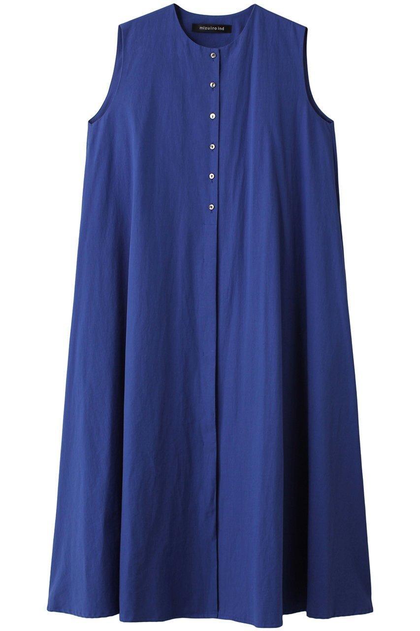 【ミズイロ インド/mizuiro ind】のcrew neck flare jilet OP ワンピース 人気、トレンドファッション・服の通販 founy(ファニー) 　ファッション　Fashion　レディースファッション　Fashion for Women　ワンピース　Dresses　チュニック　Tunic Tops & Dresses　サマー　Summer, Summer Style　チュニック　Tunic, Long Top　ノースリーブ　Sleeveless, No-Sleeve　フレア　Flare, Flared　ロング　Long, Long-Length　 other-1|ID: prp329100004607913 ipo3291000000032913699