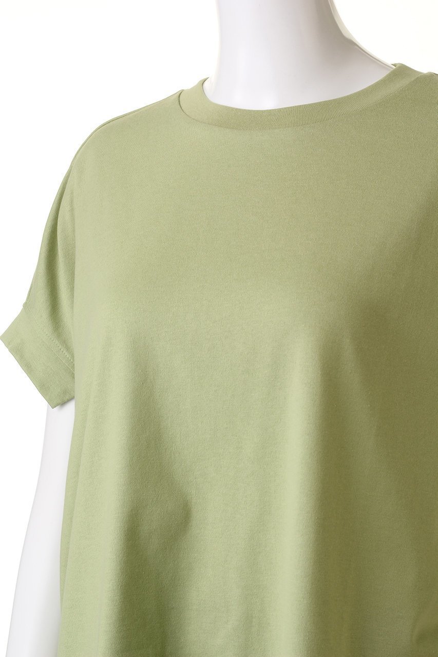 【ミディウミソリッド/MIDIUMISOLID】のc/neck wide PO プルオーバー 人気、トレンドファッション・服の通販 founy(ファニー) 　ファッション　Fashion　レディースファッション　Fashion for Women　トップス・カットソー　Cut & Sew Tops　シャツ・ブラウス・オフィスカジュアル　Elegant Blouses & Button-Ups　ロングTシャツ・Tシャツ　Longline T-Shirts & Tees　カジュアルプルオーバー・ニットトップス　Pullovers & Knit Tops / Casual Pullovers　カットソー・ベーシックTシャツ　Cut-and-Sewn Tops / Stretch Tees & Basics　ショート　Short, Short Length　シンプル　Simple, Minimal　スリット　Slit, Slit Detail　スリーブ　Sleeve, Long Sleeve / Short Sleeve　半袖　Short Sleeve, Half Sleeve　other-5|ID: prp329100004607916 ipo3291000000032913902