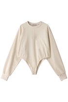 【プランク プロジェクト/PRANK PROJECT】のスウェットボディースーツ / Sweatshirt Bodysuit WHT(ホワイト)|ID: prp329100004607920 ipo3291000000032914062