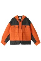 【ランバン オン ブルー/LANVIN en Bleu】のタフタコンビ中わたブルゾン 人気、トレンドファッション・服の通販 founy(ファニー) ファッション Fashion レディースファッション Fashion for Women アウター Coat / Outerwear Collection レディースジャケット・軽アウター Jackets ブルゾンジャケット・スポーティアウター Blouson Jackets オレンジ Orange クラシカル Classical, Vintage-Inspired コンビ Combo, Combination Style ジャケット Jacket, Outerwear タフタ Taffeta, Structured Fabric ダウン Down, Puffer ツイード Twill, Twill Weave ブルゾン Blouson, Bomber Jacket メルトン Melton, Heavy Wool |ID:prp329100004607921