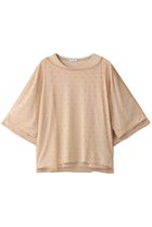 【クラネ/CLANE】のRHINESTONE SHEER TOPS Tシャツ/カットソー BEIGE|ID: prp329100004607924 ipo3291000000032914168