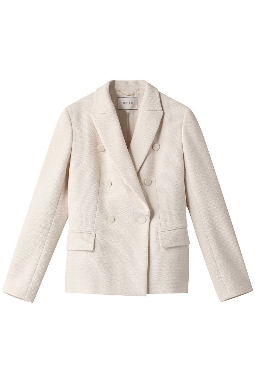 【ベイジ,/BEIGE,】のFIG(フィグ)/ジャケット インテリア・キッズ・メンズ・レディースファッション・服の通販 founy(ファニー) 　ファッション　Fashion　レディースファッション　Fashion for Women　アウター　Coat / Outerwear Collection　レディースジャケット・軽アウター　Jackets　クラシカル　Classical, Vintage-Inspired　コンパクト　Compact, Small Size　ジャケット　Jacket, Outerwear　バランス　Balance, Style Balance　フォーマル　Formal, Dressy　エクリュ|ID: prp329100004607927 ipo3291000000032914271