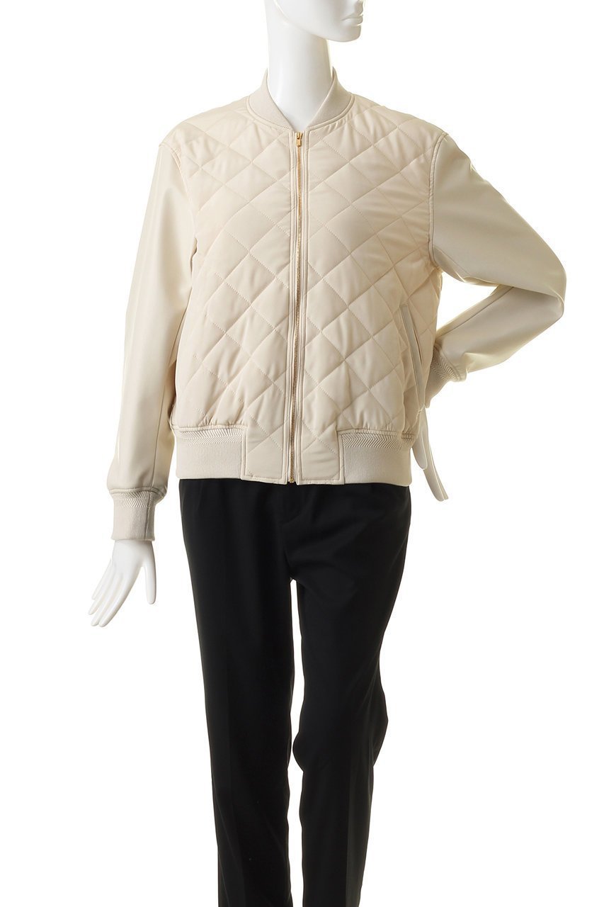 【ベイジ,/BEIGE,】のPEONY(ピエニー)/スタジアムジャンパー 人気、トレンドファッション・服の通販 founy(ファニー) 　ファッション　Fashion　レディースファッション　Fashion for Women　アウター　Coat / Outerwear Collection　レディースジャケット・軽アウター　Jackets　ブルゾンジャケット・スポーティアウター　Blouson Jackets　キルティング　Quilted, Quilting　コンパクト　Compact, Small Size　シンプル　Simple, Minimal　ジャケット　Jacket, Outerwear　フェイクレザー　Faux Leather, PU Leather　ブルゾン　Blouson, Bomber Jacket　other-2|ID: prp329100004607931 ipo3291000000032914379
