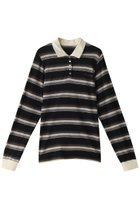 【メゾンスペシャル/MAISON SPECIAL】のMulti Border Polo Shirt/マルチボーダーポロシャツ BLK(ブラック)|ID: prp329100004607934 ipo3291000000032914487
