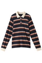 【メゾンスペシャル/MAISON SPECIAL】のMulti Border Polo Shirt/マルチボーダーポロシャツ NVY(ネイビー)|ID: prp329100004607934 ipo3291000000032914505