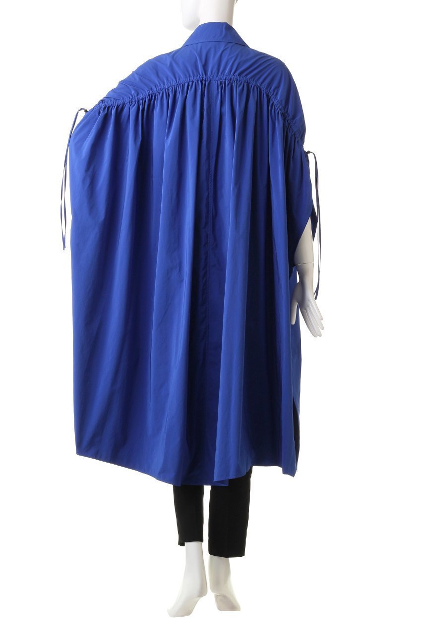 【メゾンスペシャル/MAISON SPECIAL】の2WAYシャンブレータフタケープコート 人気、トレンドファッション・服の通販 founy(ファニー) 　ファッション　Fashion　レディースファッション　Fashion for Women　アウター　Coat / Outerwear Collection　コート・ロングコート・ピーコート　Long Coats, Peacoats & More　イタリア　Italy　シャンブレー　Chambray, Denim-Like Fabric　タフタ　Taffeta, Structured Fabric　ドローストリング　Drawstring, Pull Cord　ポケット　Pocket, Pocket Detail　ポンチョ　Poncho, Cape Style　ヨーク　Yoke, Yoke Design　ラグジュアリー　Luxury, Elegant　ロング　Long, Long-Length　other-4|ID: prp329100004607935 ipo3291000000035880090