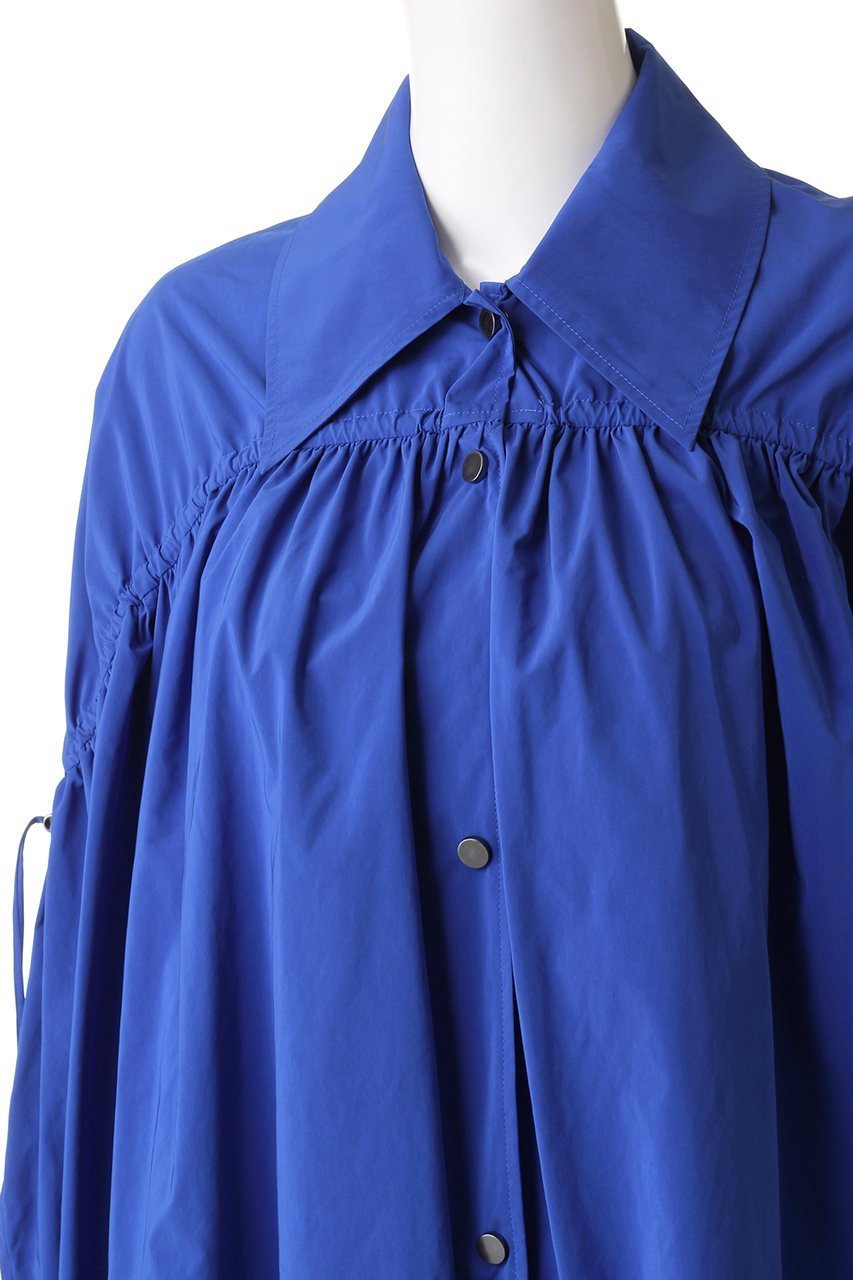 【メゾンスペシャル/MAISON SPECIAL】の2WAYシャンブレータフタケープコート 人気、トレンドファッション・服の通販 founy(ファニー) 　ファッション　Fashion　レディースファッション　Fashion for Women　アウター　Coat / Outerwear Collection　コート・ロングコート・ピーコート　Long Coats, Peacoats & More　イタリア　Italy　シャンブレー　Chambray, Denim-Like Fabric　タフタ　Taffeta, Structured Fabric　ドローストリング　Drawstring, Pull Cord　ポケット　Pocket, Pocket Detail　ポンチョ　Poncho, Cape Style　ヨーク　Yoke, Yoke Design　ラグジュアリー　Luxury, Elegant　ロング　Long, Long-Length　other-5|ID: prp329100004607935 ipo3291000000035880091