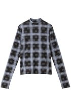 【メゾンスペシャル/MAISON SPECIAL】のFOCUS Checkered Turtleneck Tops/FOCUSチェックタートルトップス BLK(ブラック)|ID: prp329100004607936 ipo3291000000032914616
