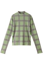 【メゾンスペシャル/MAISON SPECIAL】のFOCUS Checkered Turtleneck Tops/FOCUSチェックタートルトップス GRN(グリーン)|ID: prp329100004607936 ipo3291000000032914627