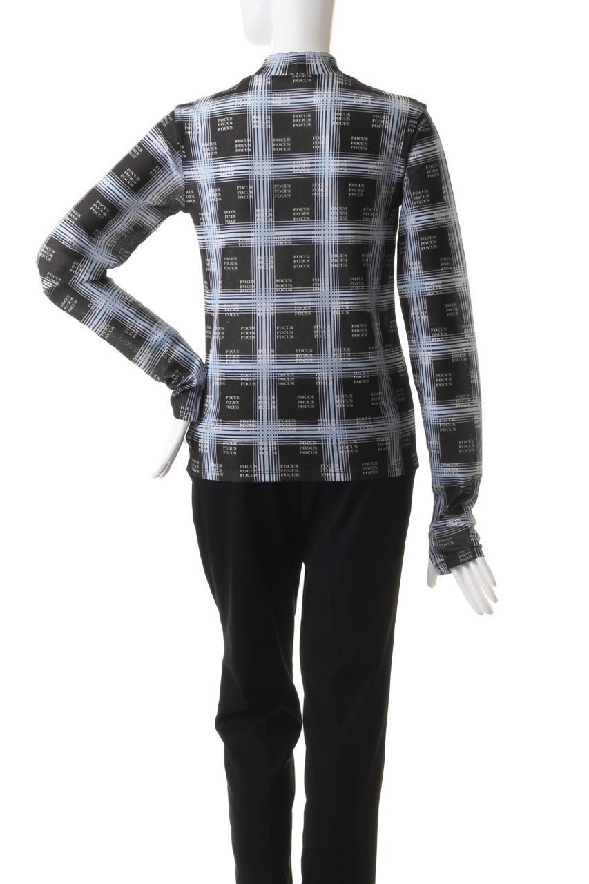 【メゾンスペシャル/MAISON SPECIAL】のFOCUS Checkered Turtleneck Tops/FOCUSチェックタートルトップス 人気、トレンドファッション・服の通販 founy(ファニー) 　ファッション　Fashion　レディースファッション　Fashion for Women　トップス・カットソー　Cut & Sew Tops　シャツ・ブラウス・オフィスカジュアル　Elegant Blouses & Button-Ups　ロングTシャツ・Tシャツ　Longline T-Shirts & Tees　カットソー・ベーシックTシャツ　Cut-and-Sewn Tops / Stretch Tees & Basics　タートルネック・ハイネックトップス　Turtlenecks & High-Neck Tops　インナー　Innerwear　スタイリッシュ　Stylish, Fashionable　スリーブ　Sleeve, Long Sleeve / Short Sleeve　タートルネック　Turtleneck, High Neck　チェック　Check, Plaid, Tartan　パターン　Pattern, Design Print　ロング　Long, Long-Length　other-4|ID: prp329100004607936 ipo3291000000032914666