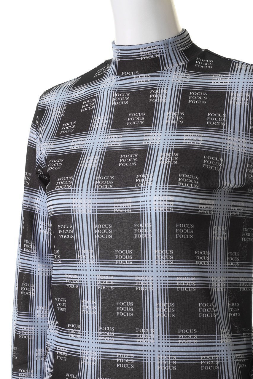 【メゾンスペシャル/MAISON SPECIAL】のFOCUS Checkered Turtleneck Tops/FOCUSチェックタートルトップス 人気、トレンドファッション・服の通販 founy(ファニー) 　ファッション　Fashion　レディースファッション　Fashion for Women　トップス・カットソー　Cut & Sew Tops　シャツ・ブラウス・オフィスカジュアル　Elegant Blouses & Button-Ups　ロングTシャツ・Tシャツ　Longline T-Shirts & Tees　カットソー・ベーシックTシャツ　Cut-and-Sewn Tops / Stretch Tees & Basics　タートルネック・ハイネックトップス　Turtlenecks & High-Neck Tops　インナー　Innerwear　スタイリッシュ　Stylish, Fashionable　スリーブ　Sleeve, Long Sleeve / Short Sleeve　タートルネック　Turtleneck, High Neck　チェック　Check, Plaid, Tartan　パターン　Pattern, Design Print　ロング　Long, Long-Length　other-5|ID: prp329100004607936 ipo3291000000032914676
