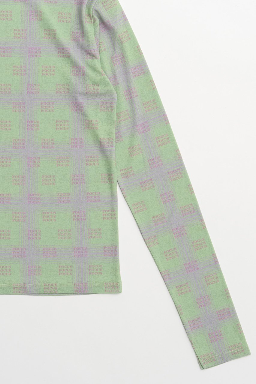 【メゾンスペシャル/MAISON SPECIAL】のFOCUS Checkered Turtleneck Tops/FOCUSチェックタートルトップス 人気、トレンドファッション・服の通販 founy(ファニー) 　ファッション　Fashion　レディースファッション　Fashion for Women　トップス・カットソー　Cut & Sew Tops　シャツ・ブラウス・オフィスカジュアル　Elegant Blouses & Button-Ups　ロングTシャツ・Tシャツ　Longline T-Shirts & Tees　カットソー・ベーシックTシャツ　Cut-and-Sewn Tops / Stretch Tees & Basics　タートルネック・ハイネックトップス　Turtlenecks & High-Neck Tops　インナー　Innerwear　スタイリッシュ　Stylish, Fashionable　スリーブ　Sleeve, Long Sleeve / Short Sleeve　タートルネック　Turtleneck, High Neck　チェック　Check, Plaid, Tartan　パターン　Pattern, Design Print　ロング　Long, Long-Length　other-6|ID: prp329100004607936 ipo3291000000032914686